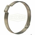 Dixon Single Ear Pinch-On Clamp, 1-5/8 in Nominal, 1.492 Closed dia x 1.614 Open dia x 0.03 in Thick, Stee 410